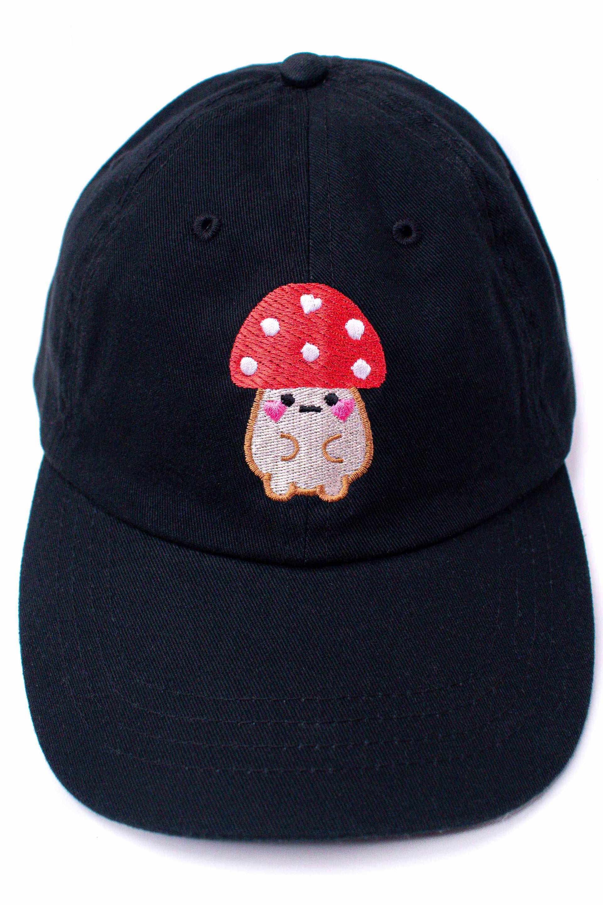 Kawaii Mushroom Embroidered Cap - Momokakkoii