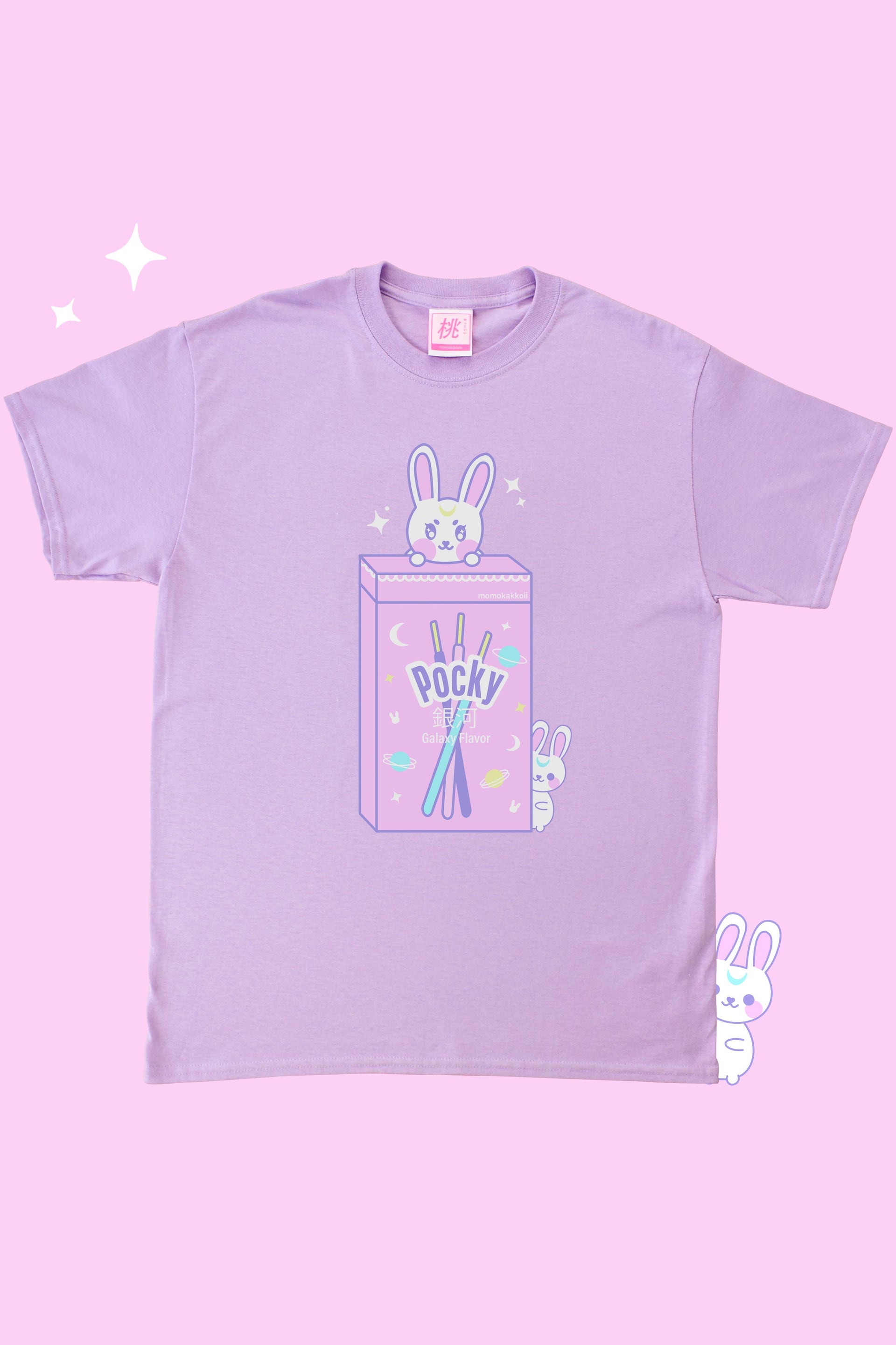 Pocky Galaxy Bunny T-Shirt - Momokakkoii