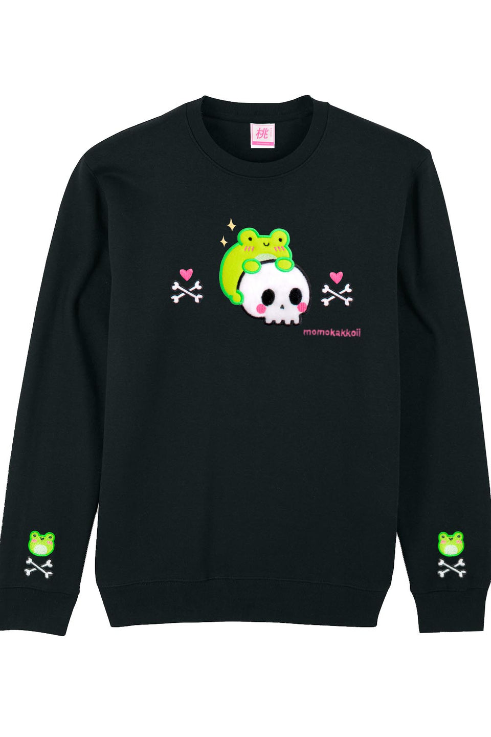 Organic Cotton Skull Albert Embroidered Sweatshirt