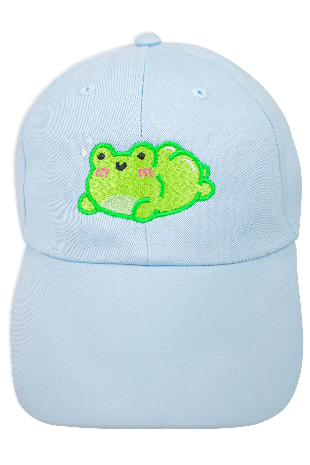 Thicc Albert The Frog Embroidered Cap - Momokakkoii