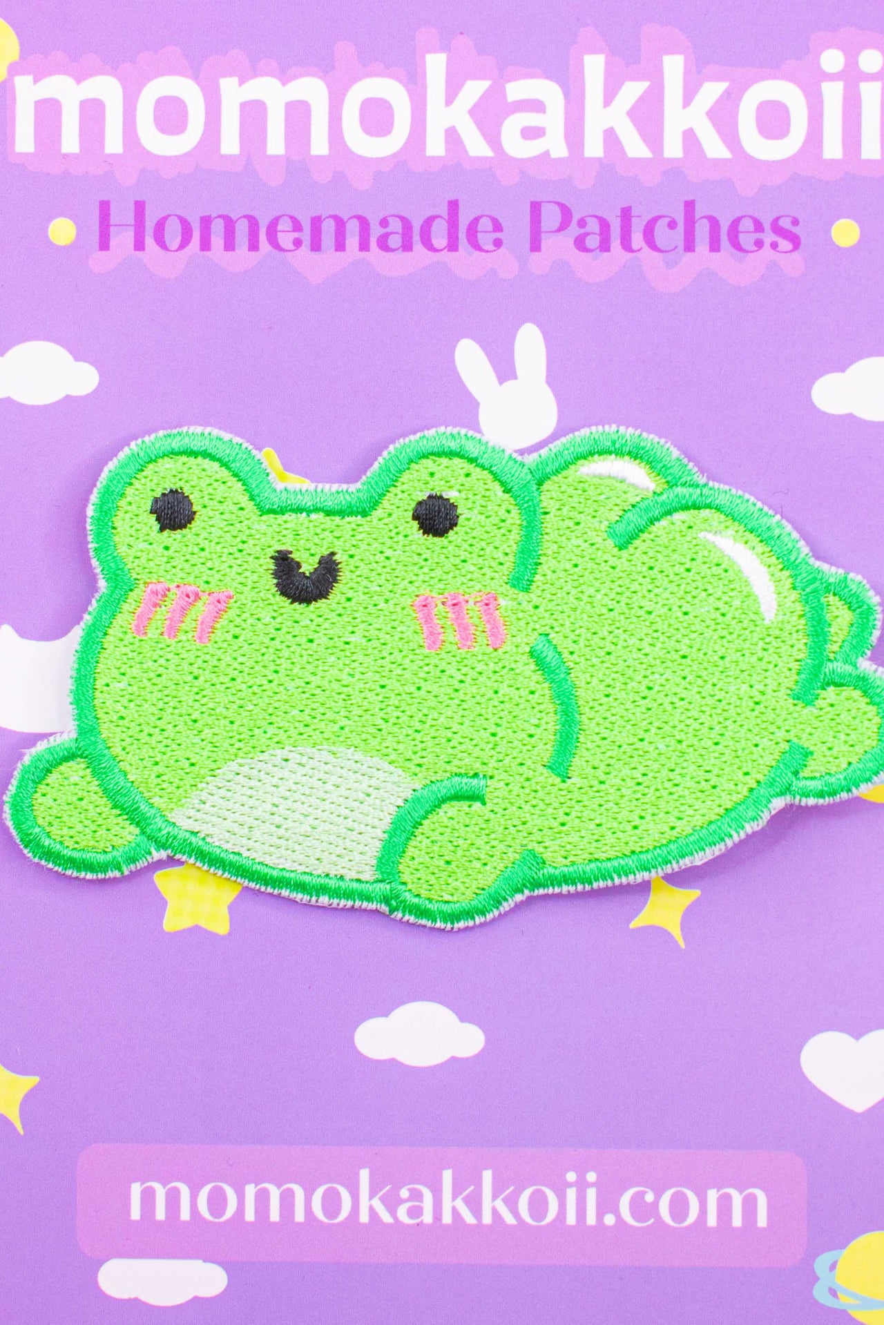 Thicc Albert The Frog Embroidered Patch - Momokakkoii