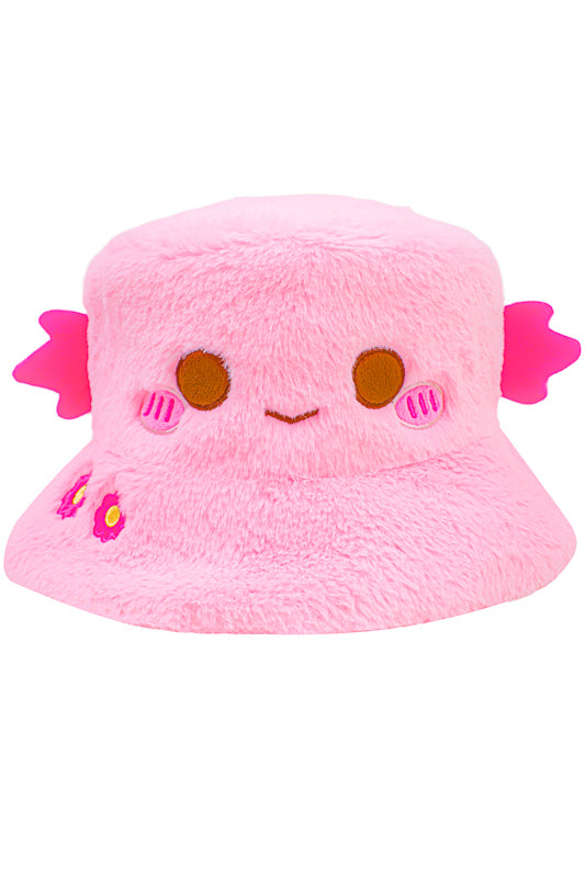 *PREORDER* Fluffy Xoxi The Axolotl Bucket Hat [Ships November 2022] - Momokakkoii